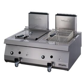 Öztiryakiler OFGI 8070 Set Üstü Gazlı Çiftli 24 lt Isı Ayarlı Fritöz