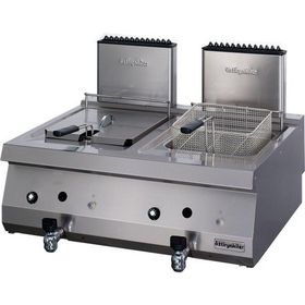 Öztiryakiler OFGI 8070 Set Üstü Gazlı Çiftli 24 lt Isı Ayarlı Fritöz