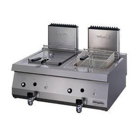 Öztiryakiler OFGI 8070 Set Üstü Gazlı Çiftli 24 lt Isı Ayarlı Fritöz