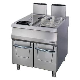 Öztiryakiler OFGI 8090 Dolaplı Gazlı Çiftli 4400 W 22 lt Isı Ayarlı Fritöz