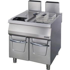 Öztiryakiler OFGI 8090 Dolaplı Gazlı Çiftli 4400 W 22 lt Isı Ayarlı Fritöz
