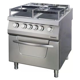 Öztiryakiler OSOEF 8090 S 900 Seri Gemi Model 4 Kare Plate 80x90x85 cm Fırınlı Elektrikli Kuzine
