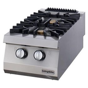 Öztiryakiler OSOG 4090 İkili 16 Kw 40x90x30 cm Set Üstü Gazlı Ocak