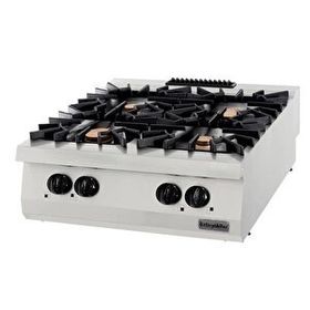 Öztiryakiler OSOG 8090 P Dörtlü 40 Kw 80x90x30 cm Set Üstü Gazlı Ocak