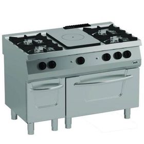 Öztiryakiler OSOGF 12070 LS 700 Seri 120x70x85 cm Gazlı Fırınlı Kuzine 6 Gözlü Gazlı Ocak