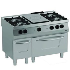 Öztiryakiler OSOGF 12070 LS 700 Seri 120x70x85 cm Gazlı Fırınlı Kuzine 6 Gözlü Gazlı Ocak