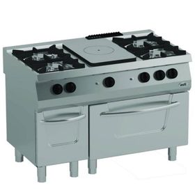 Öztiryakiler OSOGF 12070 LS 700 Seri 120x70x85 cm Gazlı Fırınlı Kuzine 6 Gözlü Gazlı Ocak