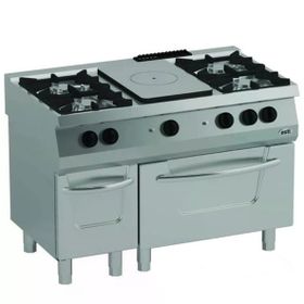 Öztiryakiler OSOGF 12070 LS 700 Seri 120x70x85 cm Gazlı Fırınlı Kuzine 6 Gözlü Gazlı Ocak