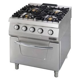 Öztiryakiler OSOGF 8090 C 700 Seri 4 Gözlü Gazlı Fırınlı Kuzine Ocak