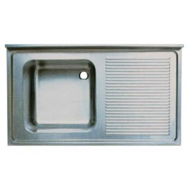 Öztiryakiler Tek Göz Sağ Damlalıklı 140x60 cm Tablalı Evye