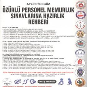 ÖZÜRLÜ PERSONEL MEMURLUK SINAVLARINA HAZIRLIK REHBERI - AYLIN PİNEGÖZ