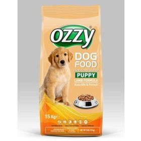 Ozzy 15 kg Kuzu Etli Pirinçli Yavru Köpek Maması