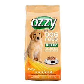 Ozzy 15 kg Kuzu Etli Pirinçli Yavru Köpek Maması