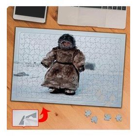 P003 Moğollar Küçük Kız Çocuğu 240 Parça Puzzle Yapboz Tablo