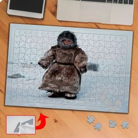 P003 Moğollar Küçük Kız Çocuğu 240 Parça Puzzle Yapboz Tablo