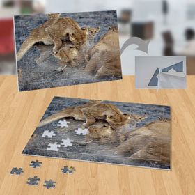 P004 Kaplanların Yemeği 99 Parça Puzzle Yapboz