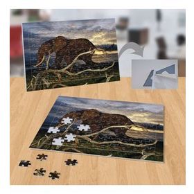 P008 Gün Batımında Fil 99 Parça Puzzle Yapboz