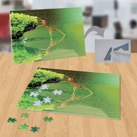 P012 Yeşil Suda Kırmızı Karınca 99 Parça Puzzle Yapboz
