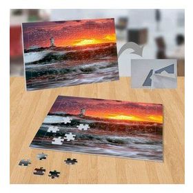 P013 Gün Batımında Deniz Feneri 99 Parça Puzzle Yapboz