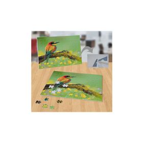 P015 Daldaki Renkli Kuş 99 Parça Puzzle Yapboz