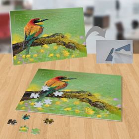 P015 Daldaki Renkli Kuş 99 Parça Puzzle Yapboz