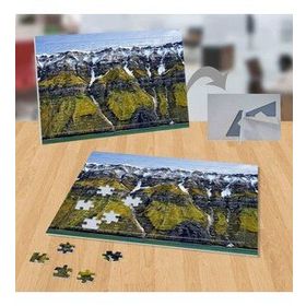 P017 Karlı Yeşillikli Dağlar 99 Parça Puzzle Yapboz