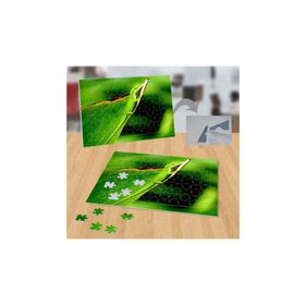 P019 Yeşil Yapraktaki Kertenkele 99 Parça Puzzle Yapboz