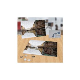 P024 Nehire Yansıyan Evler 99 Parça Puzzle Yapboz