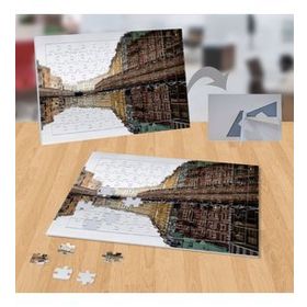 P024 Nehire Yansıyan Evler 99 Parça Puzzle Yapboz