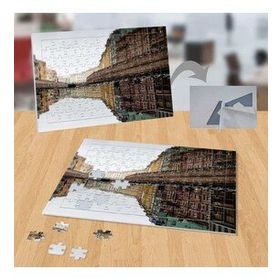 P024 Nehire Yansıyan Evler 99 Parça Puzzle Yapboz