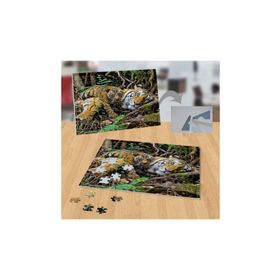 P027 Anne ve Bebek Kaplan 99 Parça Puzzle Yapboz