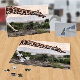 P029 Su İçen Zürafa 99 Parça Puzzle Yapboz