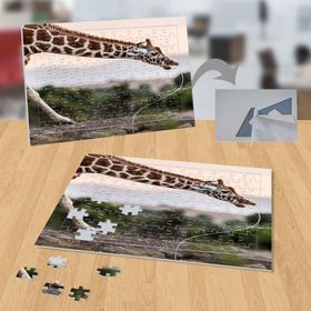 P029 Su İçen Zürafa 99 Parça Puzzle Yapboz