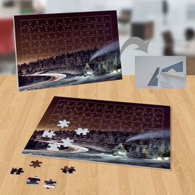 P030 Yıldızlı Kızıl Gökyüzü 99 Parça Puzzle Yapboz