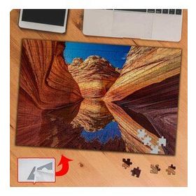 P033 Görkemli Kayalık Manzarası 240 Parça Puzzle Yapboz Tablo
