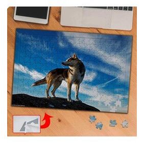 P034 Yabani Kurrt Köpeği 240 Parça Puzzle Yapboz Tablo