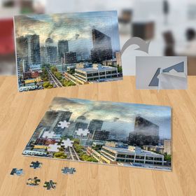 P036 Kentin Hava Kirliliği 99 Parça Puzzle Yapboz