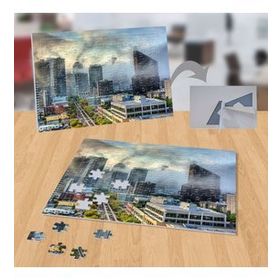 P036 Kentin Hava Kirliliği 99 Parça Puzzle Yapboz