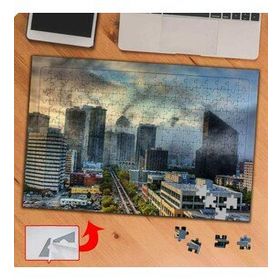P036 Sisli Şehir Manzarası 240 Parça Puzzle Yapboz Tablo