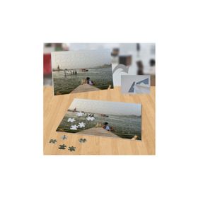 P037 Sandalı Çeken Çocuk 99 Parça Puzzle Yapboz