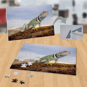 P038 Renkli Kertenkele 99 Parça Puzzle Yapboz