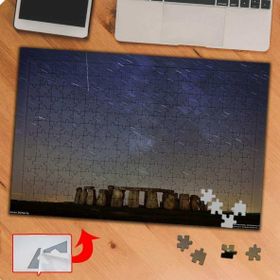 P039 Gökyüzünde Meteor Yağmuru 240 Parça Puzzle Yapboz Tablo