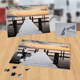 P042 Deniz Üstü Tahta İskele 99 Parça Puzzle Yapboz