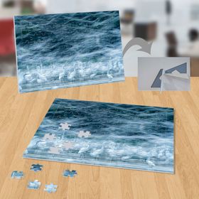 P045 Sis Altında Leylek Sürüsü 99 Parça Puzzle Yapboz