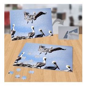P045 Sis Altında Leylek Sürüsü 99 Parça Puzzle Yapboz
