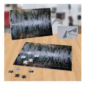 P046 Göl Kenarında Çam Ağaçları Yansıması 99 Parça Puzzle Yapboz