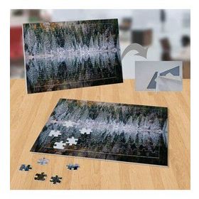 P046 Göl Kenarında Çam Ağaçları Yansıması 99 Parça Puzzle Yapboz