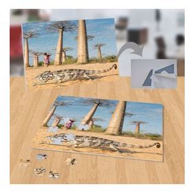 P047 Madagaskarda Bir Bukalemun 99 Parça Puzzle Yapboz