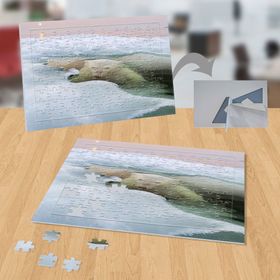 P048 Su Altında Kutup Ayısı 99 Parça Puzzle Yapboz