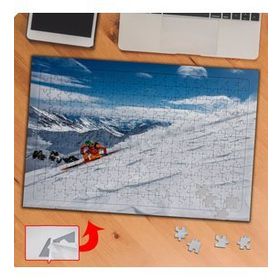 P049 Snowboard Kış Sporu 240 Parça Puzzle Yapboz Tablo